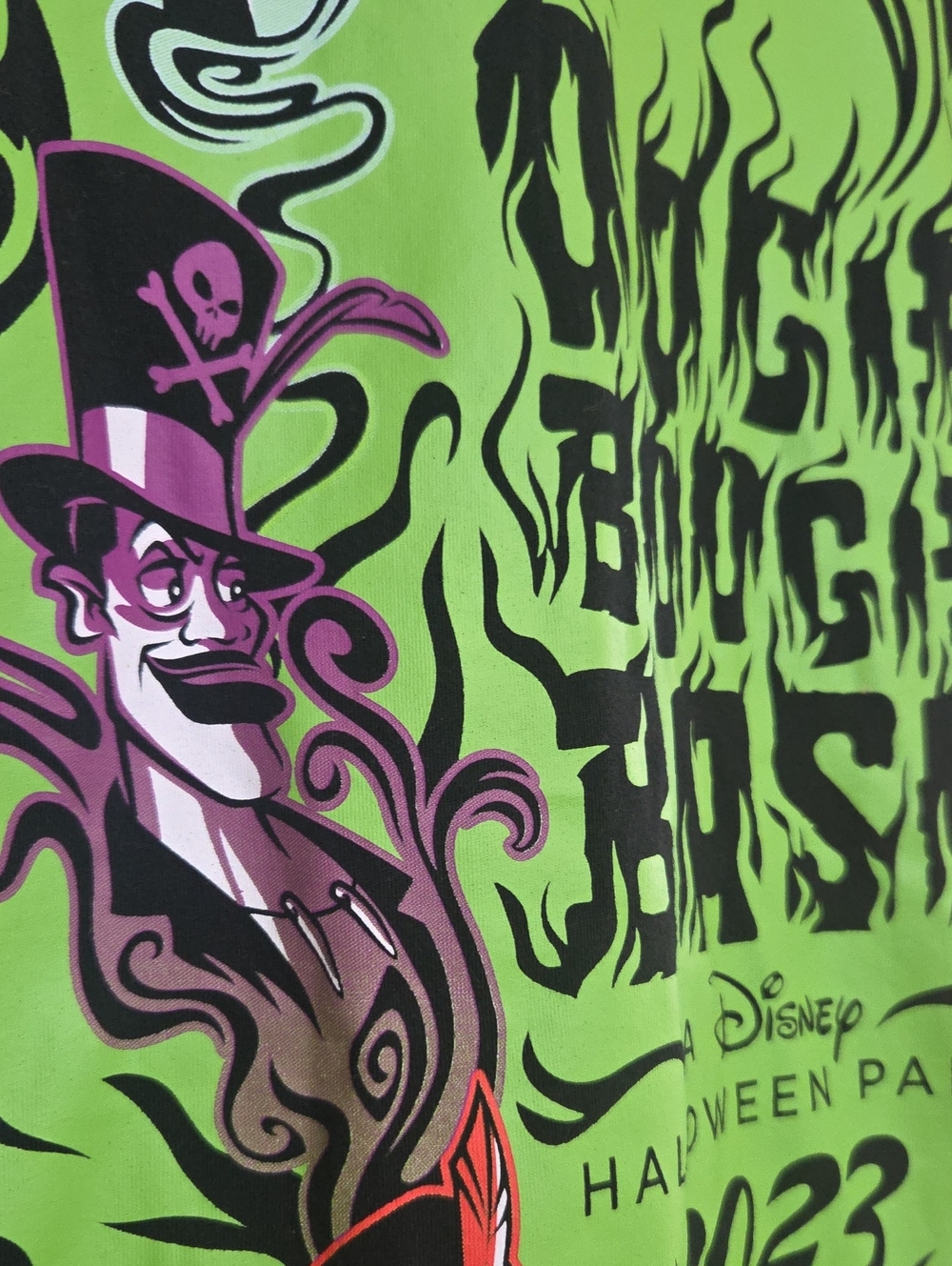 Loungefly Disney Villains 'Boogie Bash'  Black & Neon Green - Picture 5 of 8